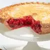 Zoomed in Image of Sour Cherry Pie