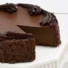 Zoomed in Image of Flourless Chocolate Cake