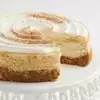 Zoomed in Image of Eggnog Cheesecake