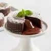 Zoomed in Image of Gluten-Free Chocolate Truffle Lava Cakes