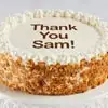 Zoomed in Image of Personalized Carrot Cake