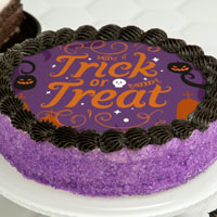 Zoomed in Image of Trick or Treat Cake