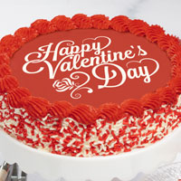 Zoomed in Image of True Romance Valentine's Day Cake