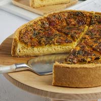 Zoomed in Image of Florentine Quiche