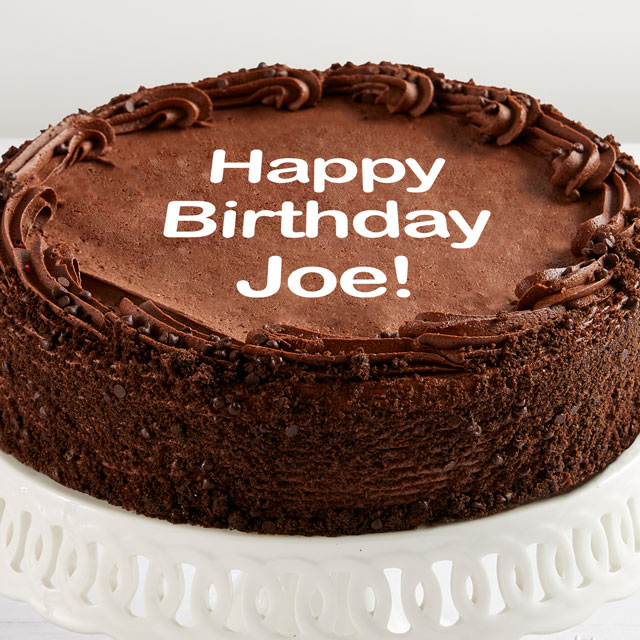 Personalized 10-inch Chocolate Cake