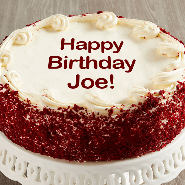 Personalized 10-inch Red Velvet Cake