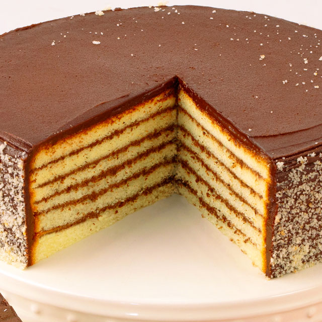 Golden Fudge Southern-Style Cake