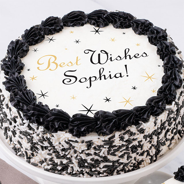 Personalized Best Wishes Cake