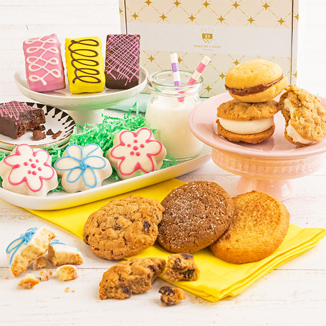Springtime Cookie and Brownie Snack Box