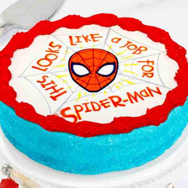 Image of Spider-man Cake