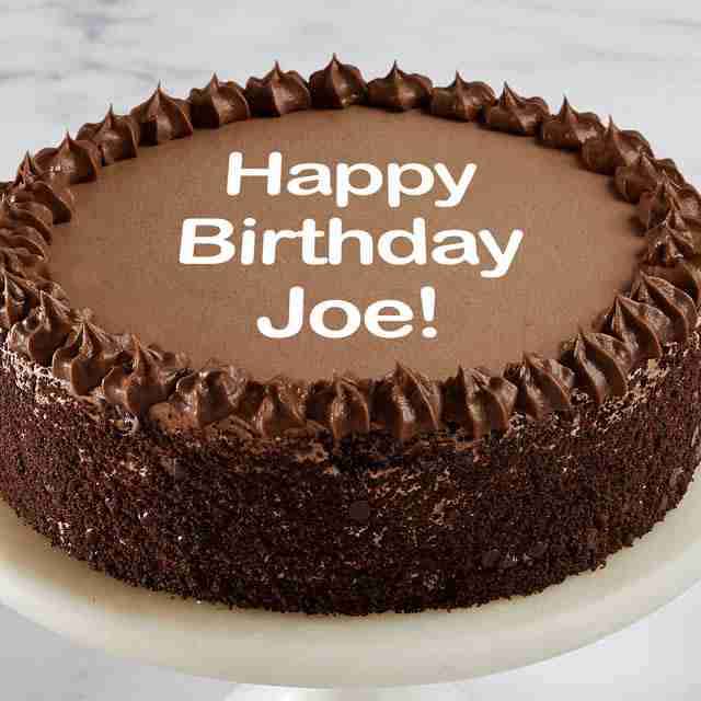image of Personalized Double Chocolate Cake