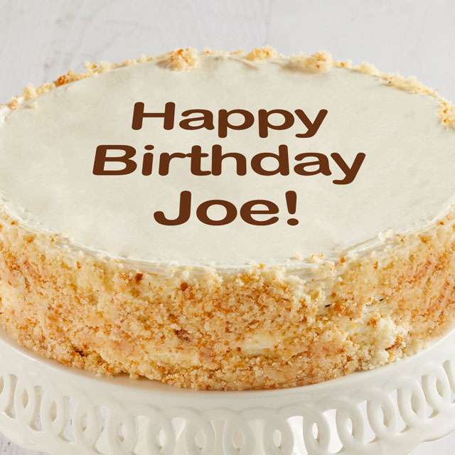 image of Personalized 10-inch Vanilla Cake 