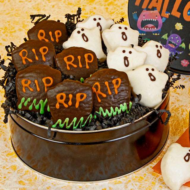 image of Happy Halloween Cookie Tin