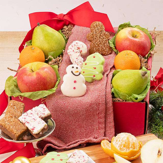 image of Holly Jolly Fruit & Bakery Box