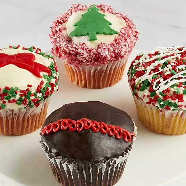 image of JUMBO Holiday Cupcakes