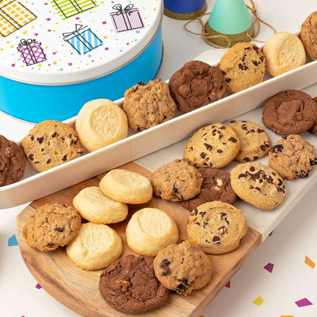image of Happy Birthday! Mini-Cookie Tin