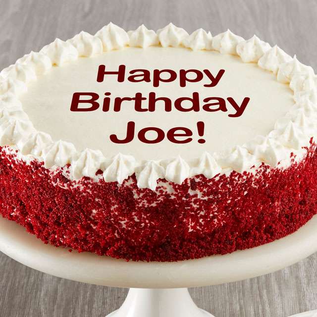 image of Personalized Red Velvet Chocolate Cake