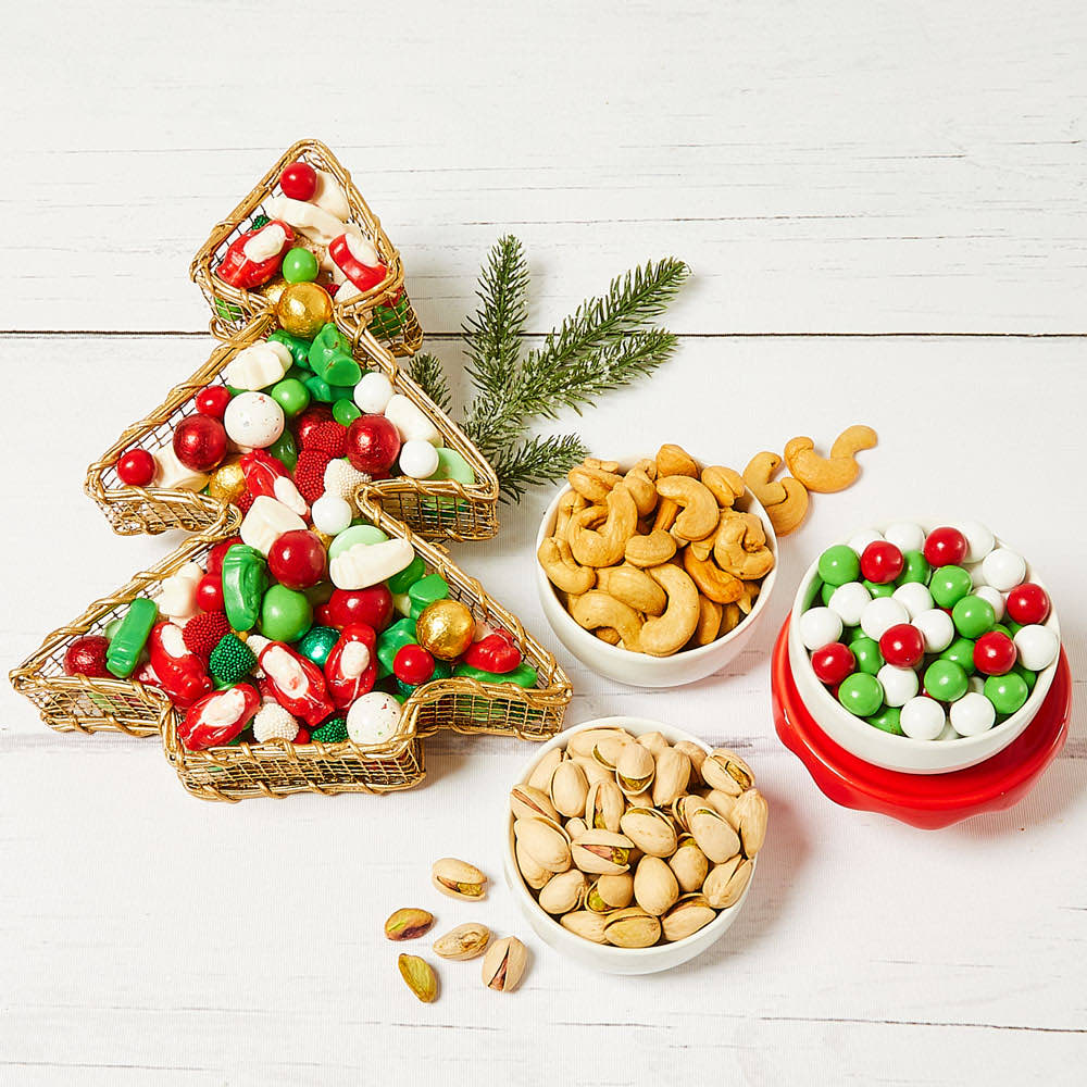  Christmas Tree Snack Tray