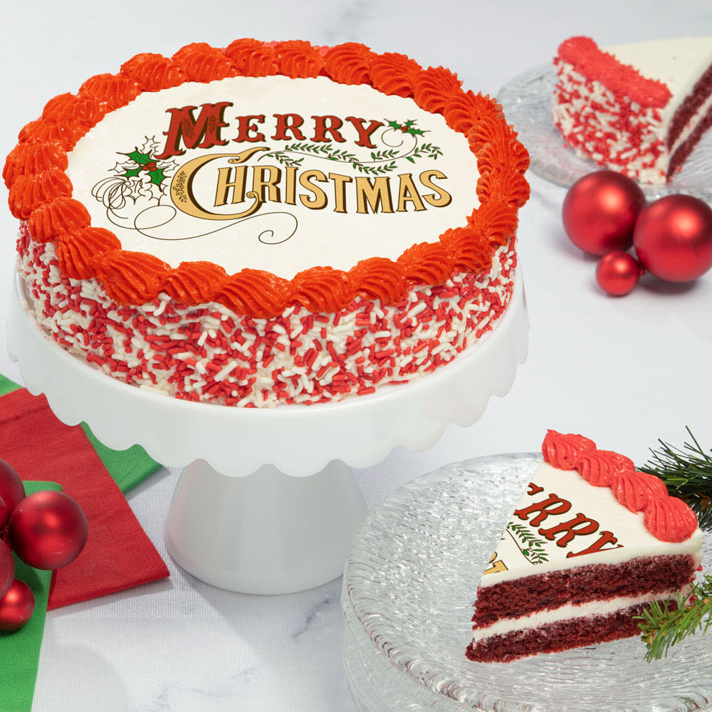 Merry Christmas Cake delivered