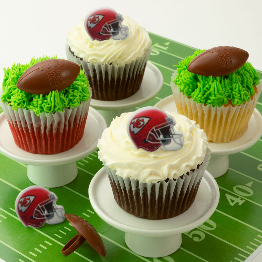  JUMBO Football Cupcakes