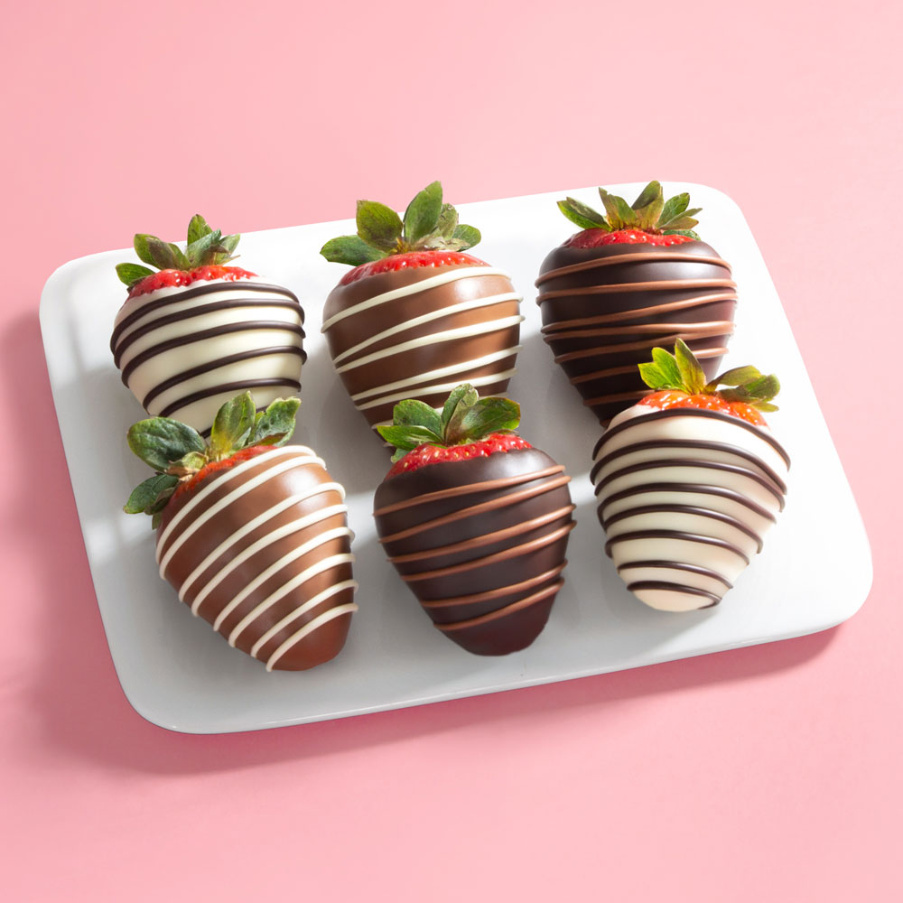  6pc Chocolate Dipped Strawberries