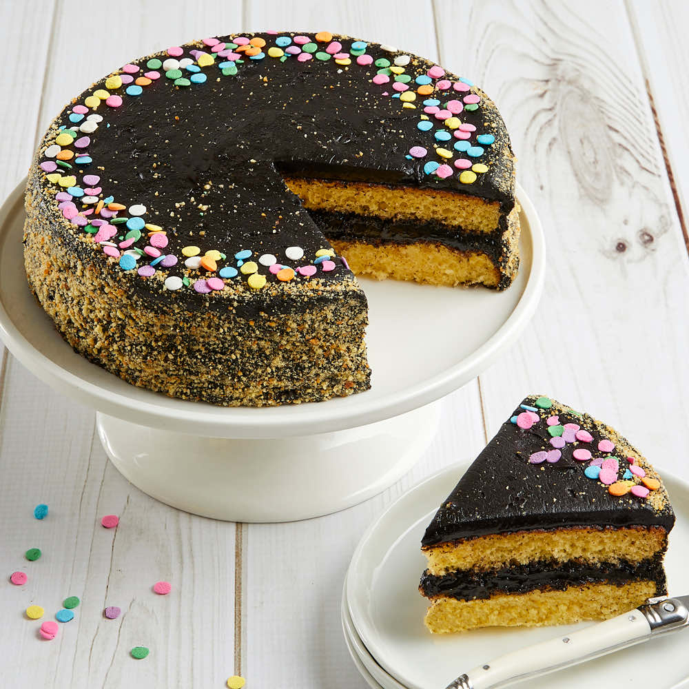  Golden Fudge Celebration Cake