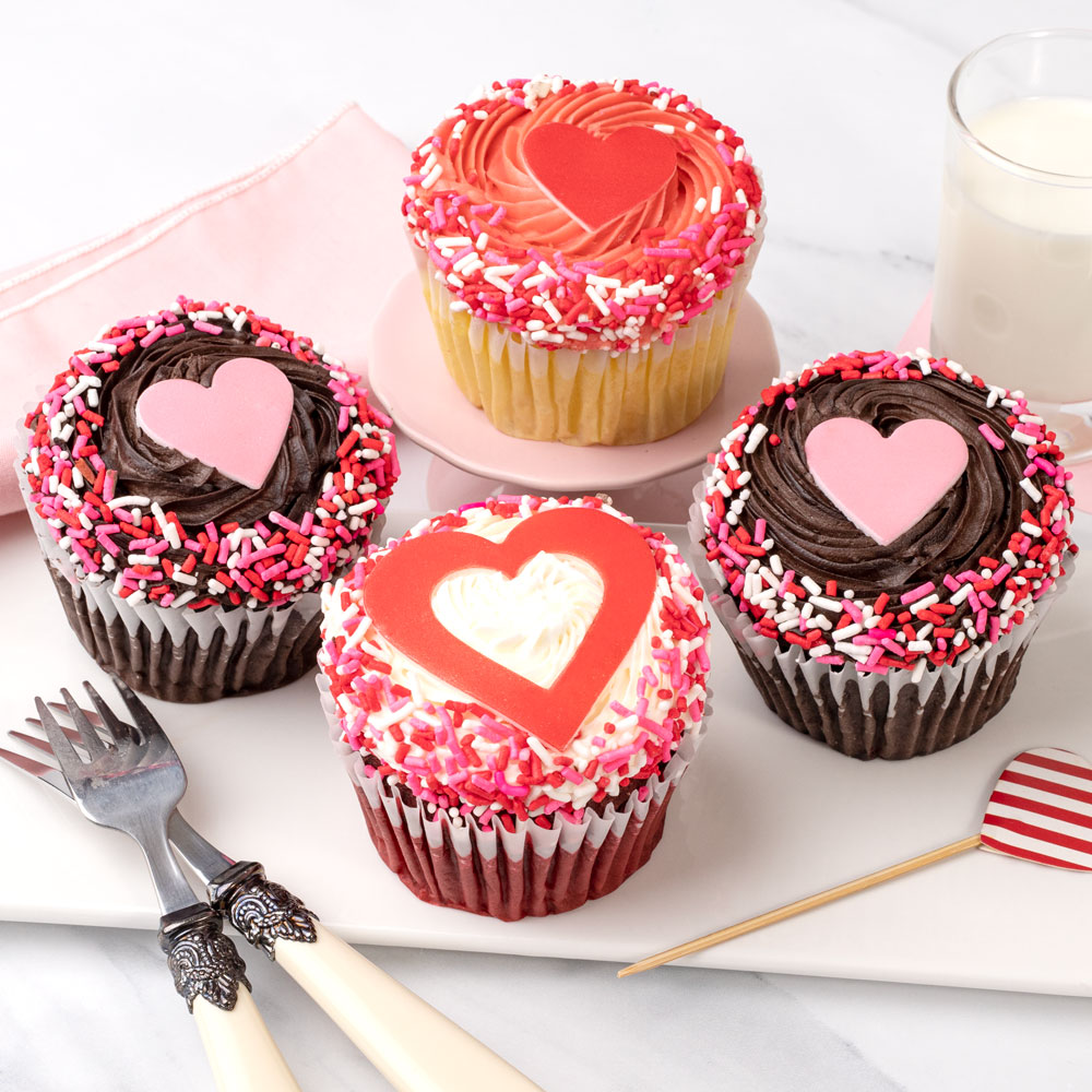 JUMBO Valentine's Day Cupcakes