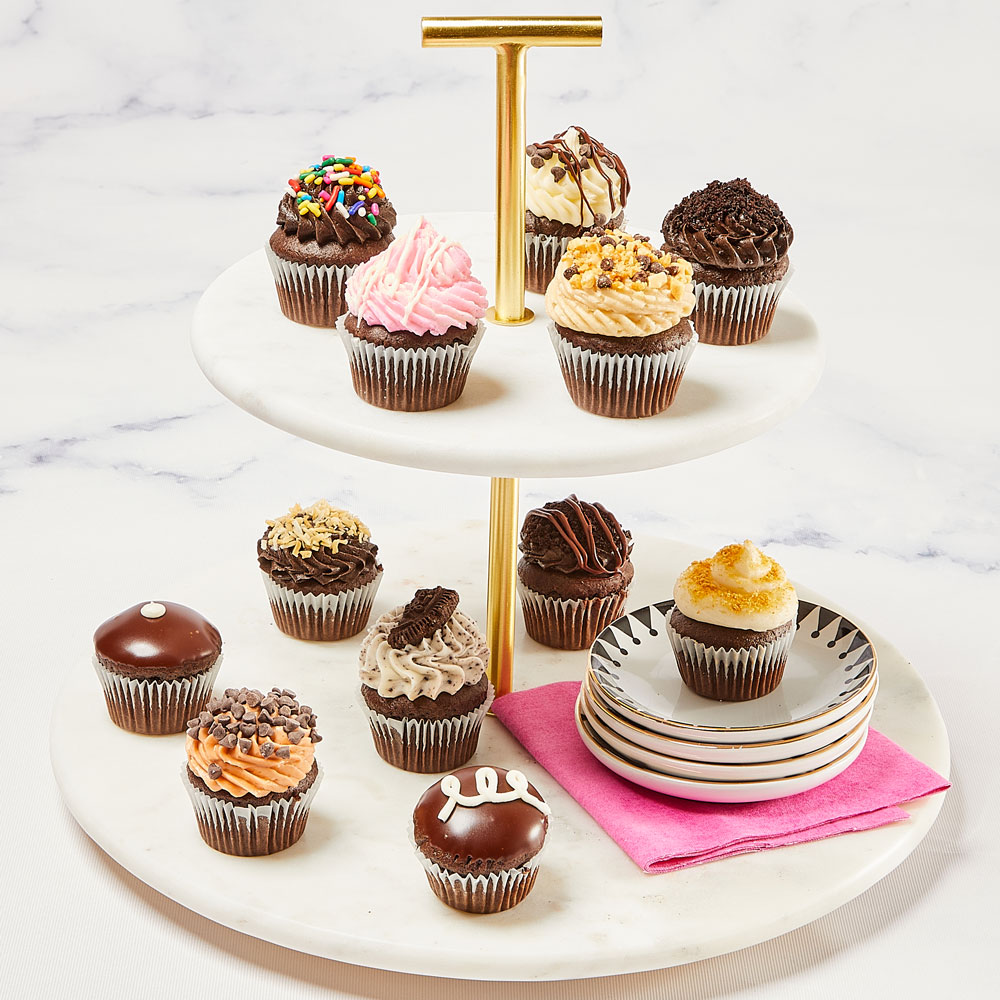  Mini Chocolate Lovers Cupcakes