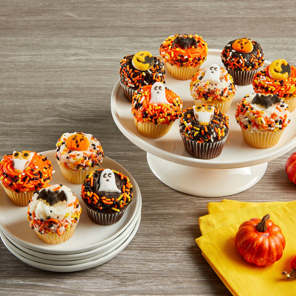  Mini Halloween Cupcakes