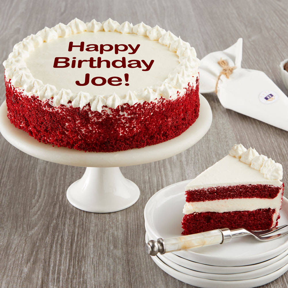  Personalized Red Velvet Chocolate Cake