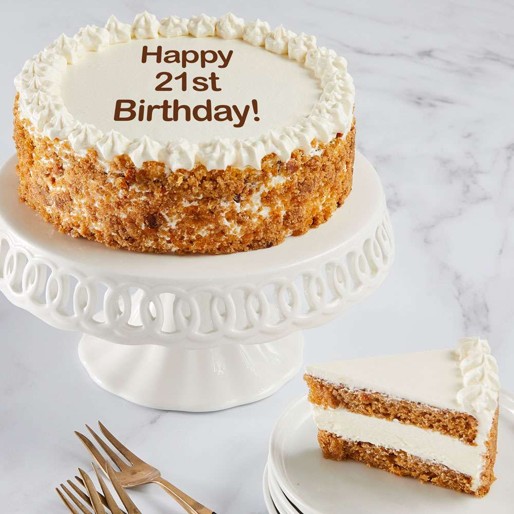 Happy 21st Birthday Carrot Cake