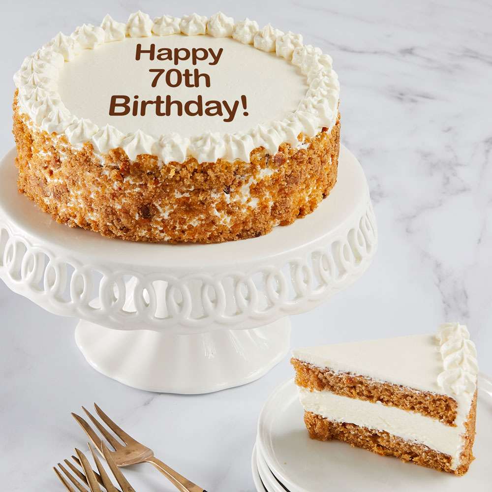 Happy 70th Birthday Carrot Cake