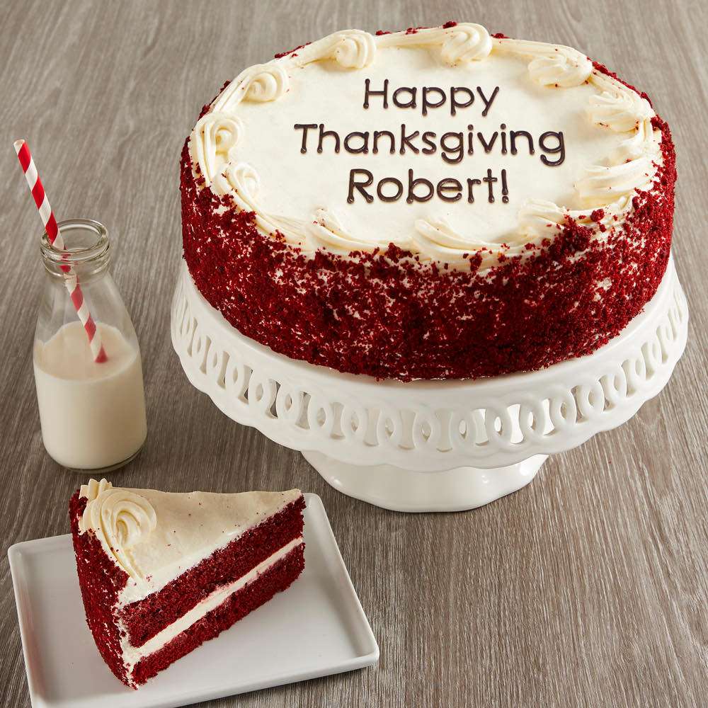 Personalized 10-inch Red Velvet Cake