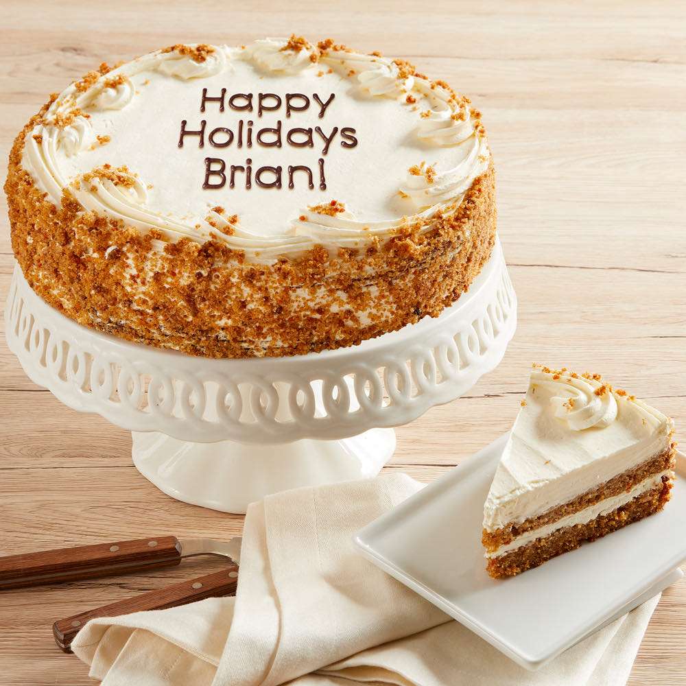 Image of Personalized 10-inch Carrot Cake