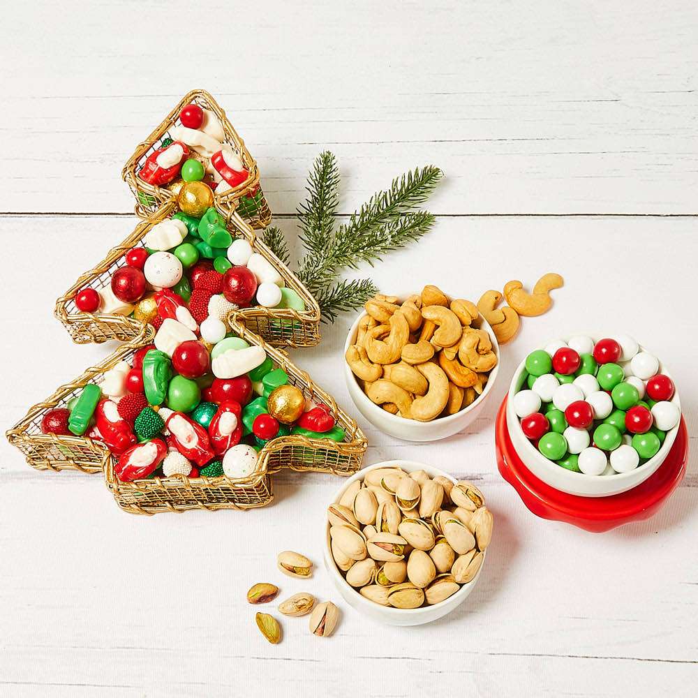 Image of Christmas Tree Snack Tray