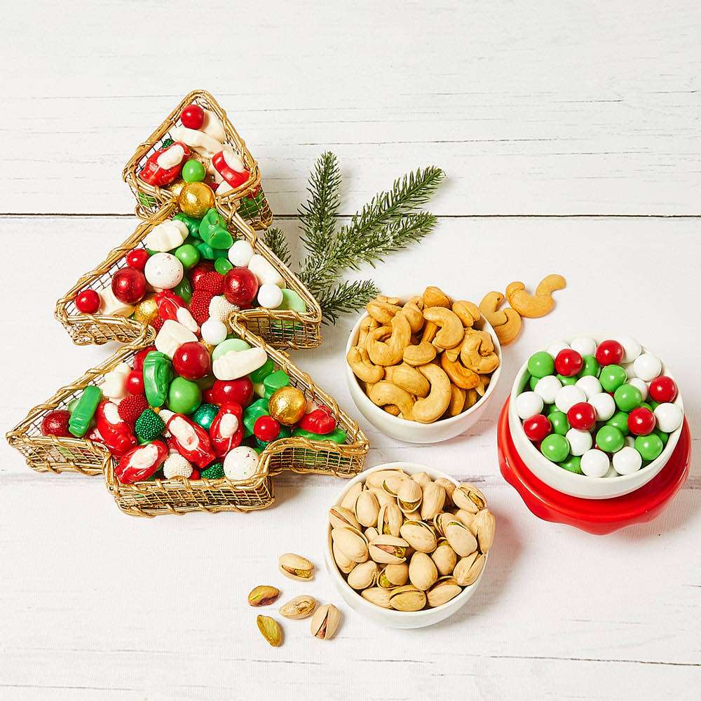 Christmas Tree Snack Tray