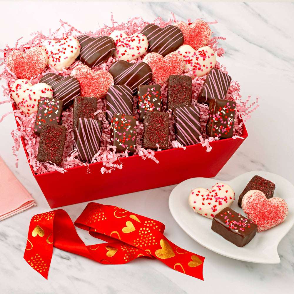 Cute Love Box Valentine's Day Gifts Personalized - Velvet fine chocolates