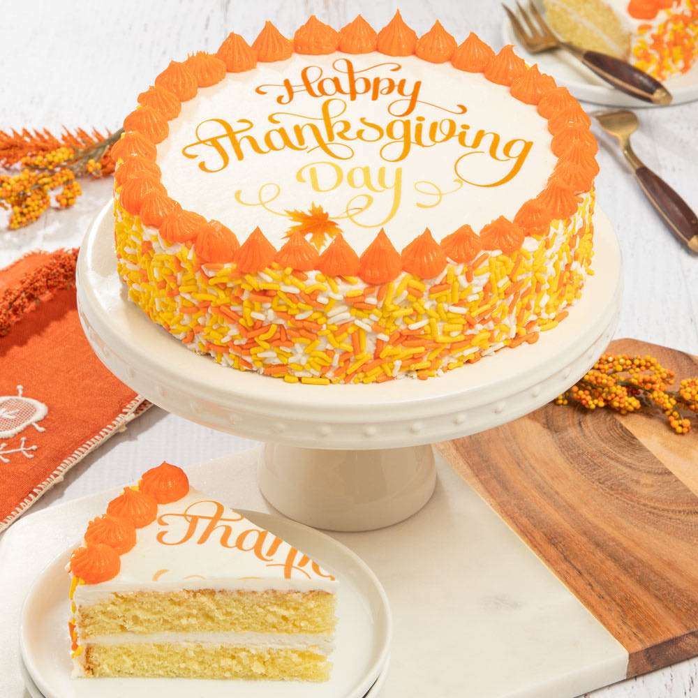 Happy Thanksgiving Cake