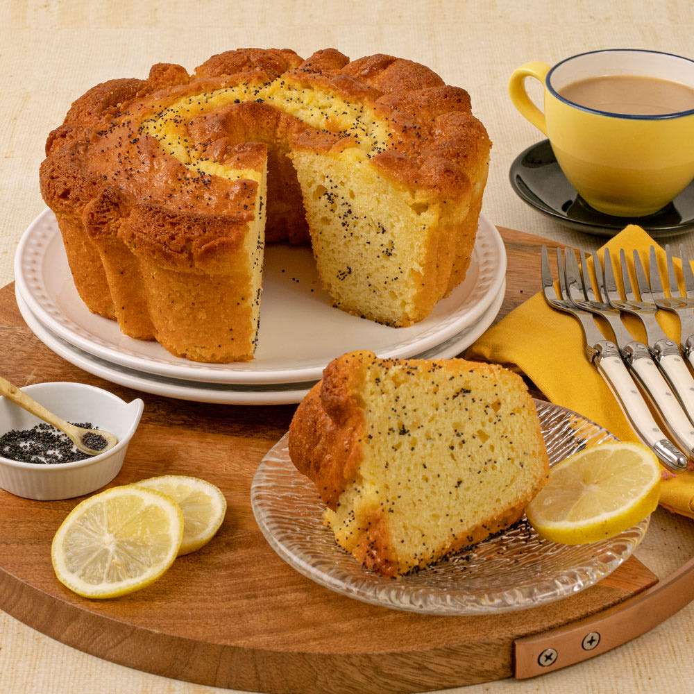 Lemon Poppy Coffee Cake