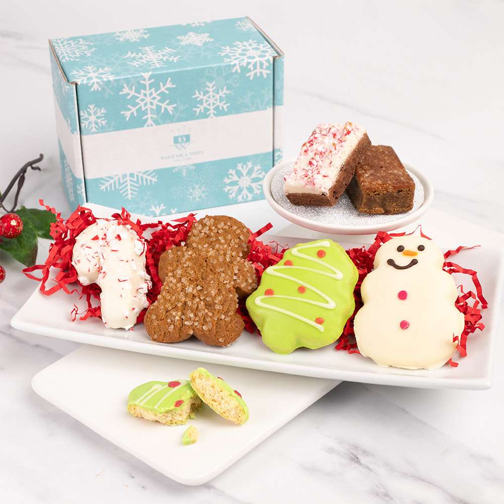 6PC Holiday Cookie and Brownie Box