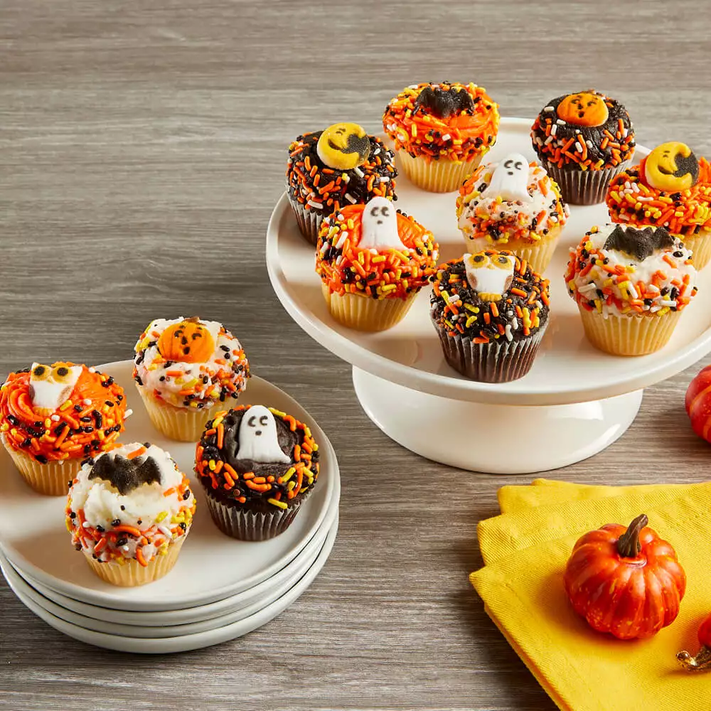 Mini Halloween Cupcakes