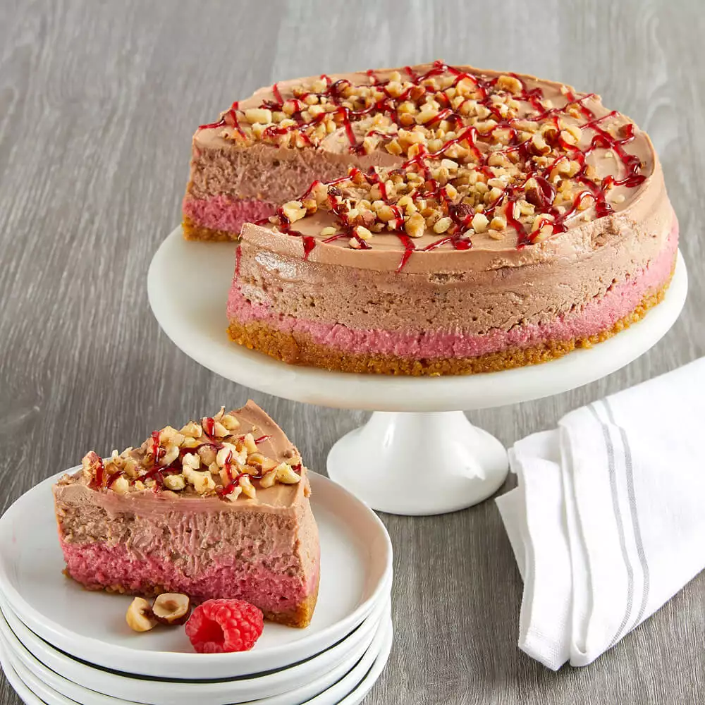 Image of Raspberry Hazelnut Cheesecake