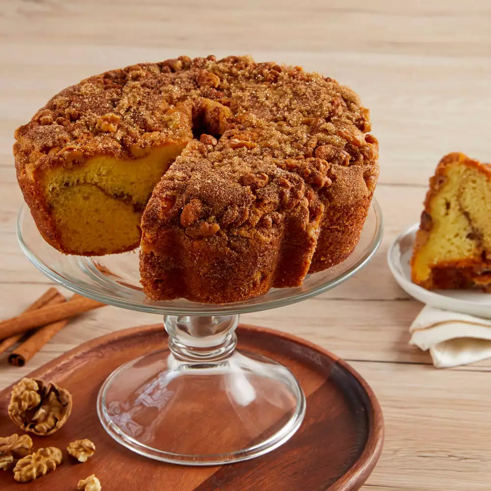 Image of Viennese Coffee Cake - Cinnamon and Walnuts (military)