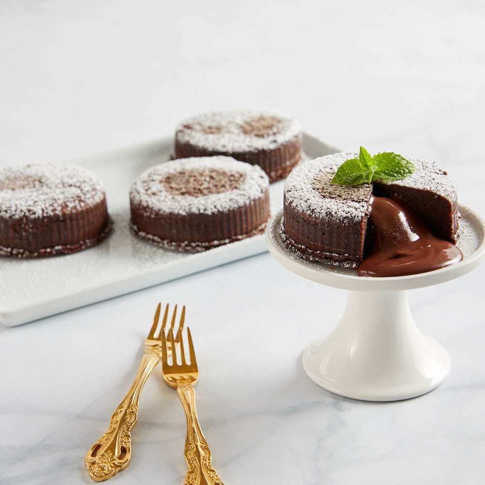 Gluten-Free Chocolate Truffle Lava Cakes