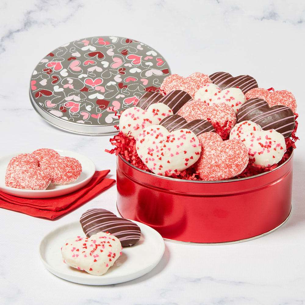 Heart-Shaped Cookie Tin