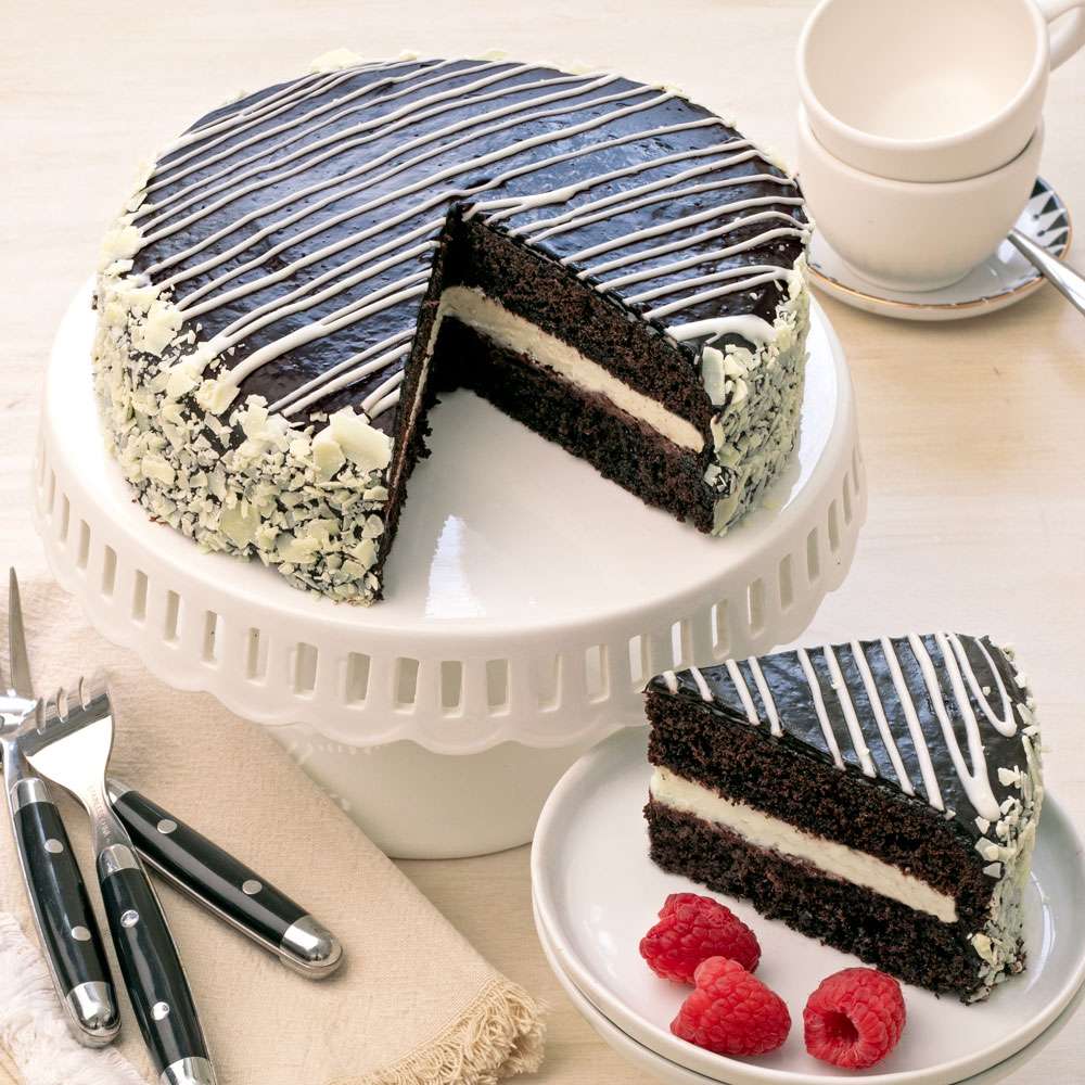 Black and White Mousse Cake