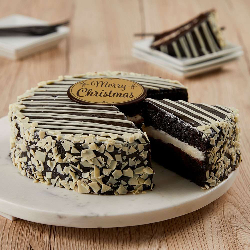 Image of Black and White Mousse Cake