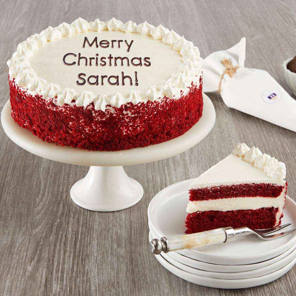 Image of Personalized Red Velvet Chocolate Cake