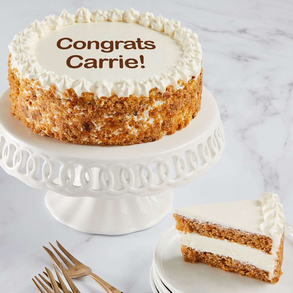 Personalized Carrot Cake