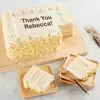 Wide View Image Personalized Vanilla Sheet Cake